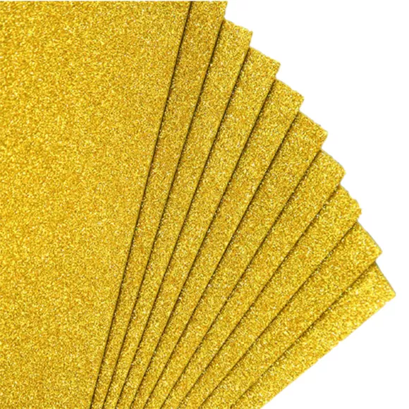 Fomi Top Line Escarchado Pliego Oro X 10
