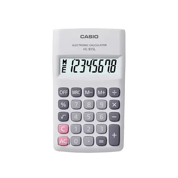 Calculadora Casio Sencilla Hl-815l Blanca