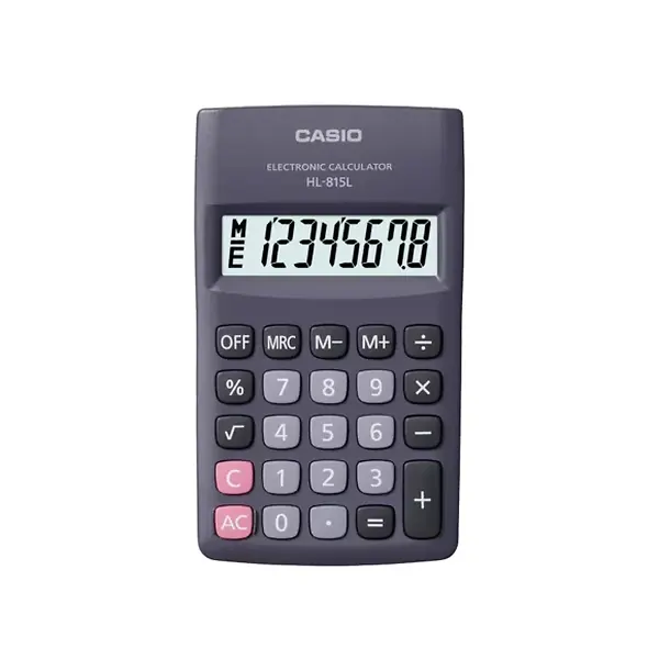 Calculadora Casio Sencilla Hl-815l Negra