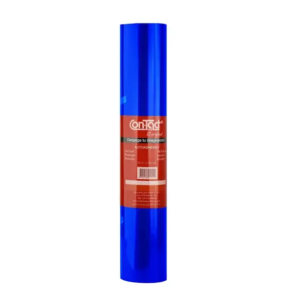 Rollo Adhesivo Contact 20mts Azul