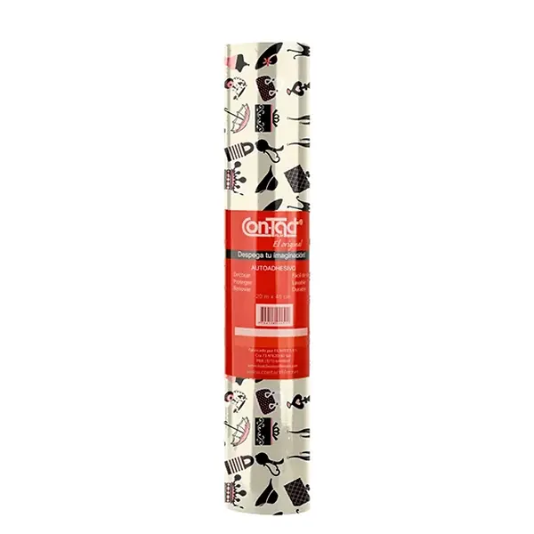 Rollo Adhesivo Contact Estampado 20mts Vintage