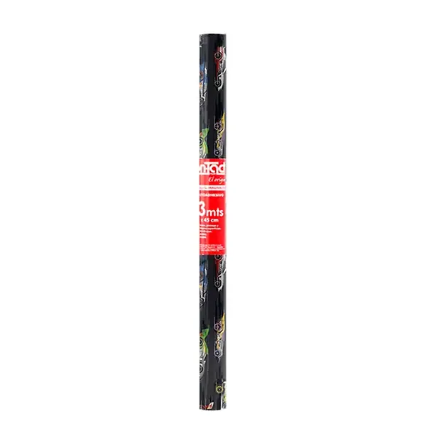 Rollo Adhesivo Contact Estampado 3mts Hotwheels Race