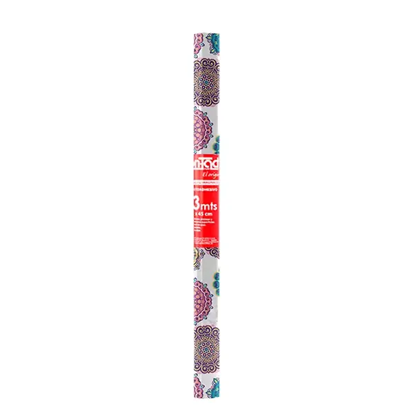 Rollo Adhesivo Contact Estampado 3mts Mandalas