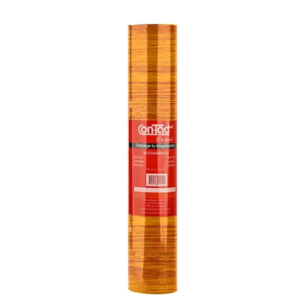 Rollo Adhesivo Contact Madera 20mts Guayacan
