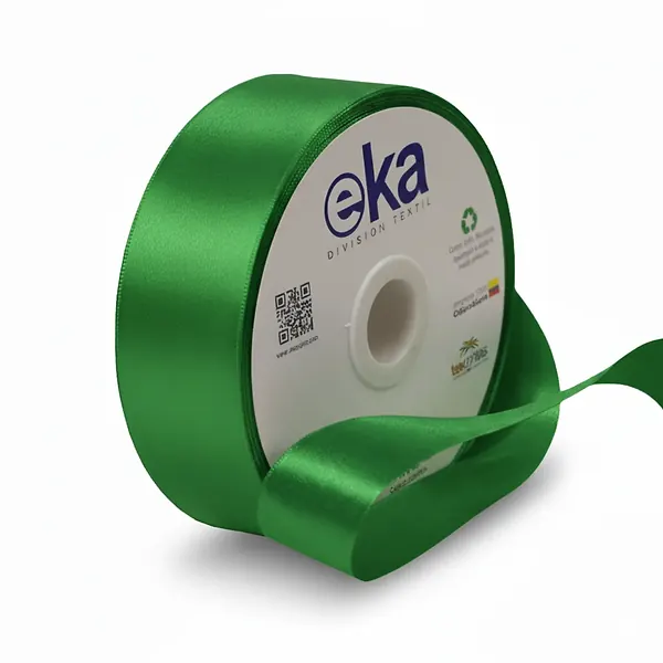 Cinta Satinada Eka 35mm Verde Pino