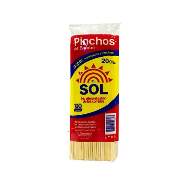 Palo Pincho El Sol 20cm X 100