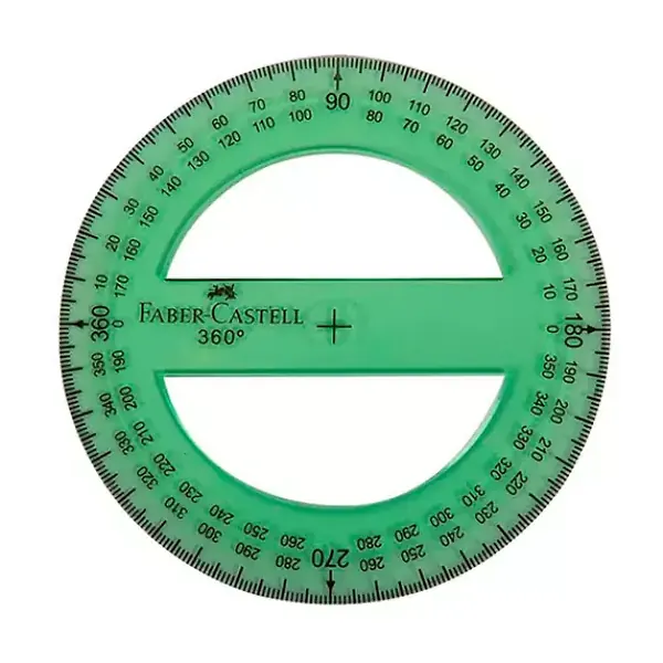 Transportador Faber Castell 360º