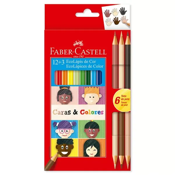 Colores Faber Castell Bicolor 12 Und