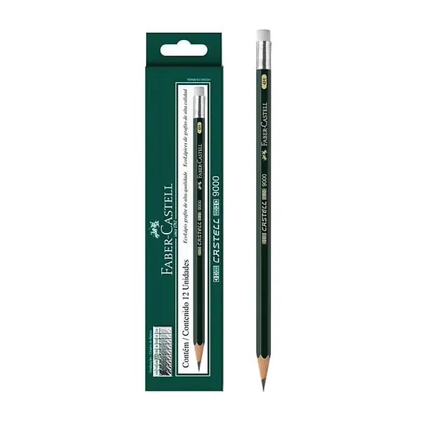 Lápiz Dibujo Faber Castell 4h X 12