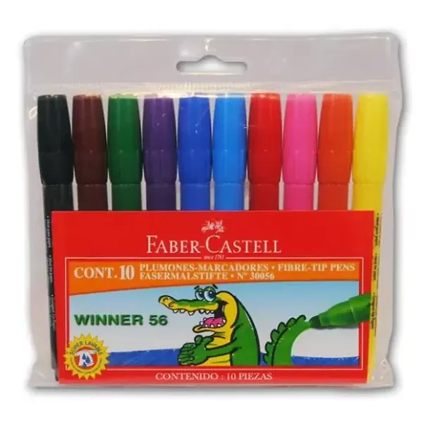 Plumón Faber Castell Ally X 10