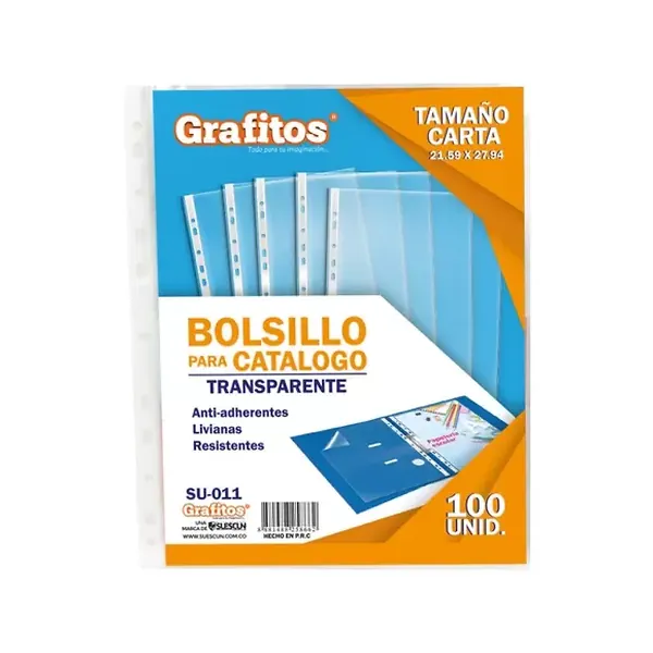 Bolsillo Catálogo Grafitos Carta X 100