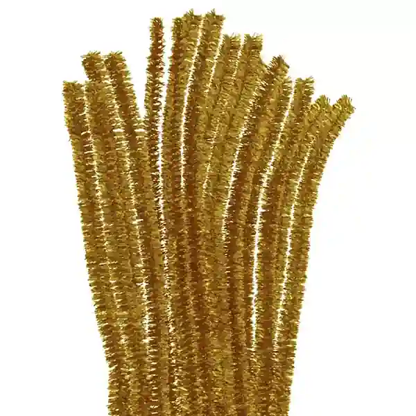 Chelines Metalizados Amarillo X 100
