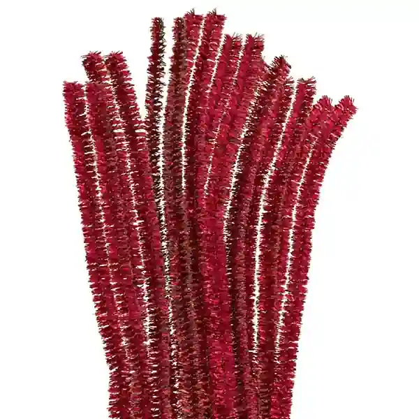 Chelines Metalizados Rojo X 100