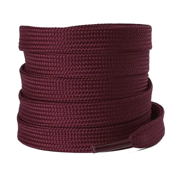 Cordón Tenis Plano 120cm Vino Tinto