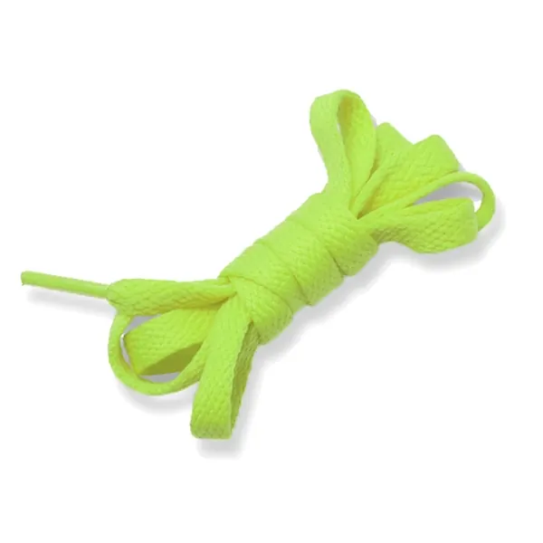 Cordón Tenis Plano 40cm Amarillo Néon