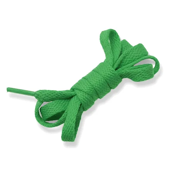 Cordón Tenis Plano 40cm Verde