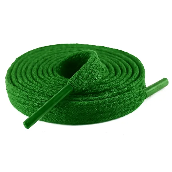 Cordón Tenis Plano 60cm Verde