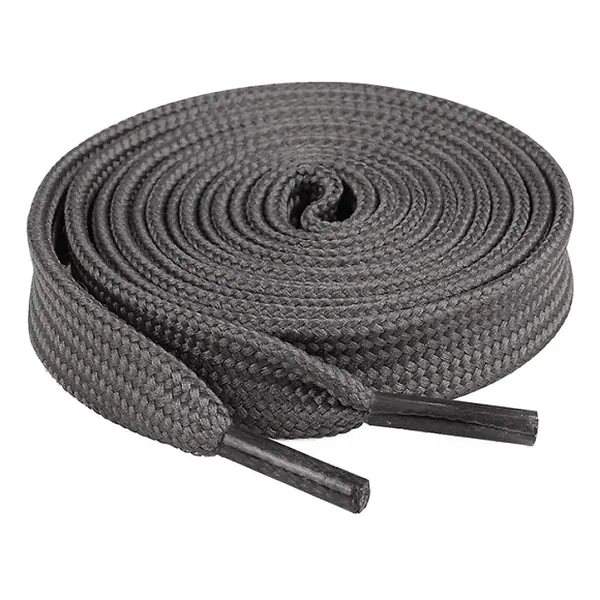 Cordón Tenis Plano 90cm Gris
