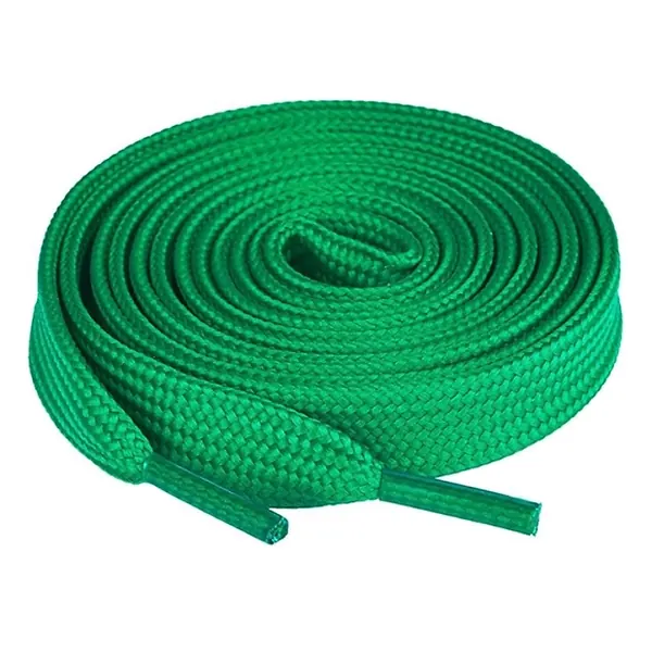 Cordón Tenis Plano 90cm Verde