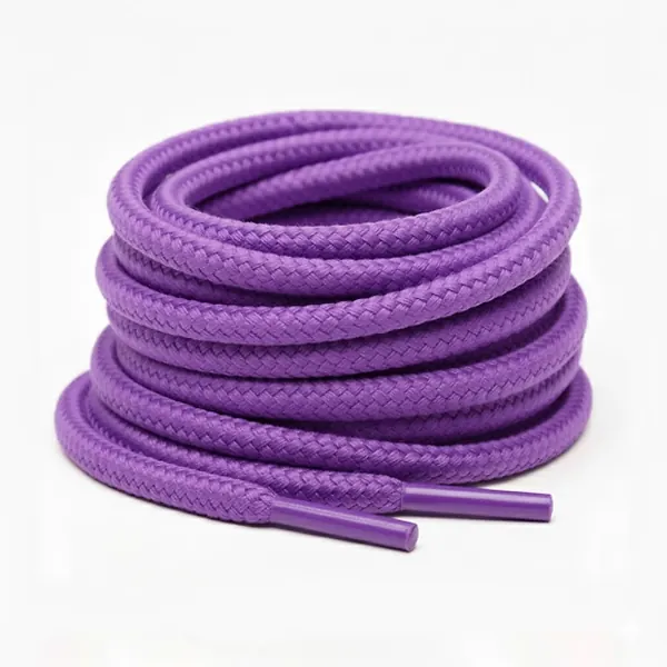 Cordón Tenis Redondo 120cm Morado