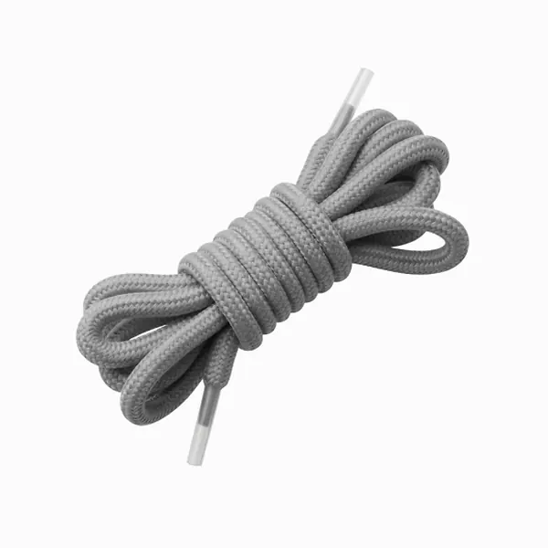 Cordón Tenis Redondo 40cm Gris