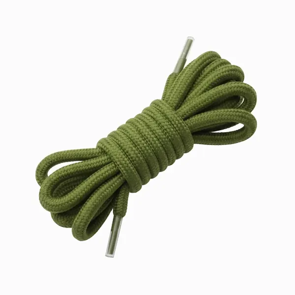 Cordón Tenis Redondo 40cm Verde Militar