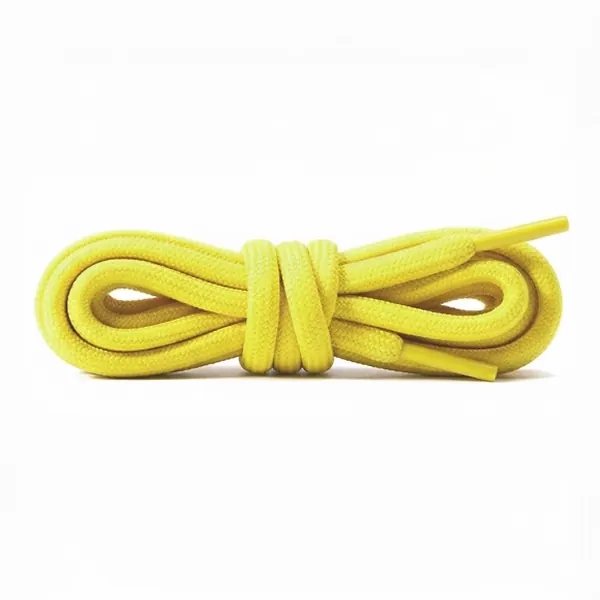 Cordón Tenis Redondo 60cm Amarillo