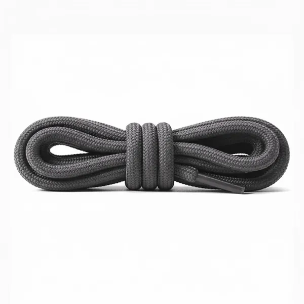 Cordón Tenis Redondo 60cm Gris