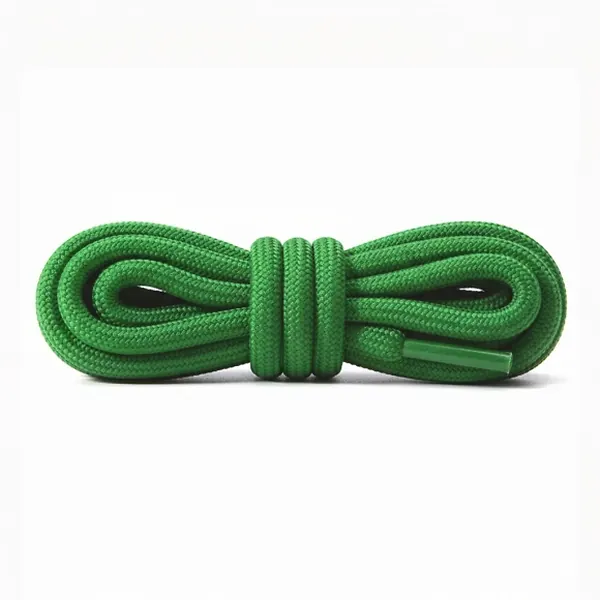 Cordón Tenis Redondo 60cm Verde