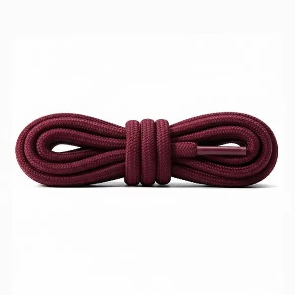 Cordón Tenis Redondo 60cm Vinotinto