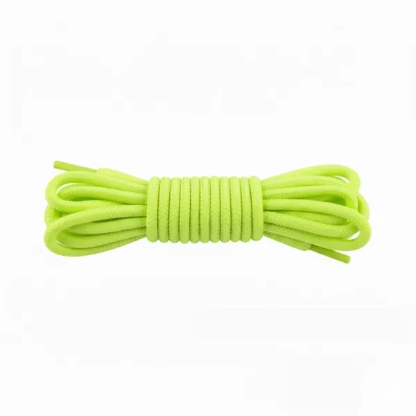Cordón Tenis Redondo 90cm Amarillo Néon