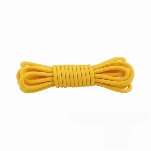 Cordón Tenis Redondo 90cm Amarillo Oro