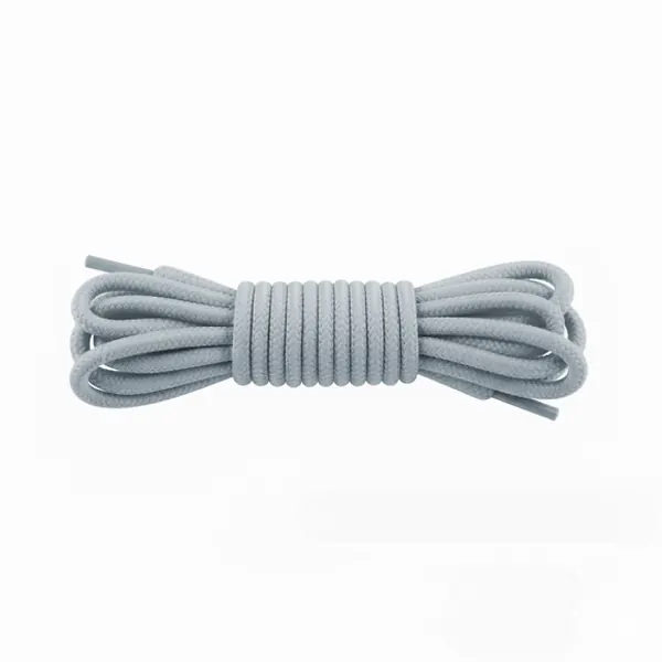 Cordón Tenis Redondo 90cm Gris Claro
