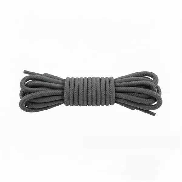 Cordón Tenis Redondo 90cm Gris