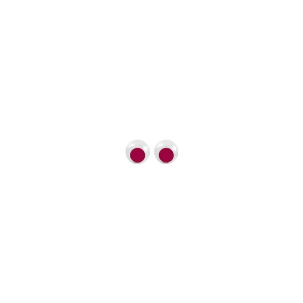 Ojos Movibles 8mm Rojo
