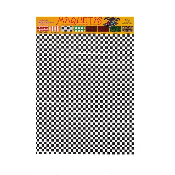 Papel Maqueta Ajedrez X 10