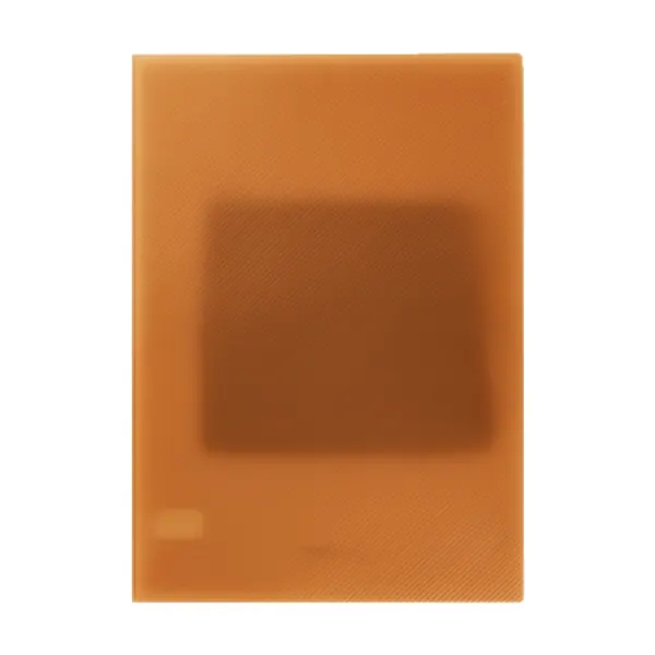 Pasta Anillado Policover Traslucida Carta Naranja X 50