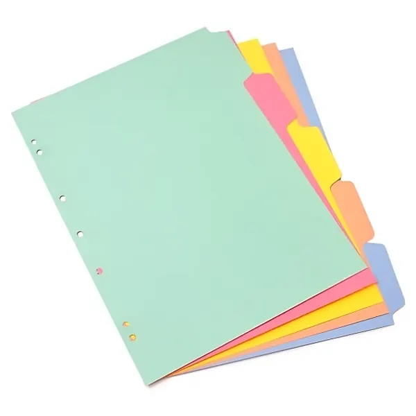 Separador Folder Cartulina 105 Multicolor