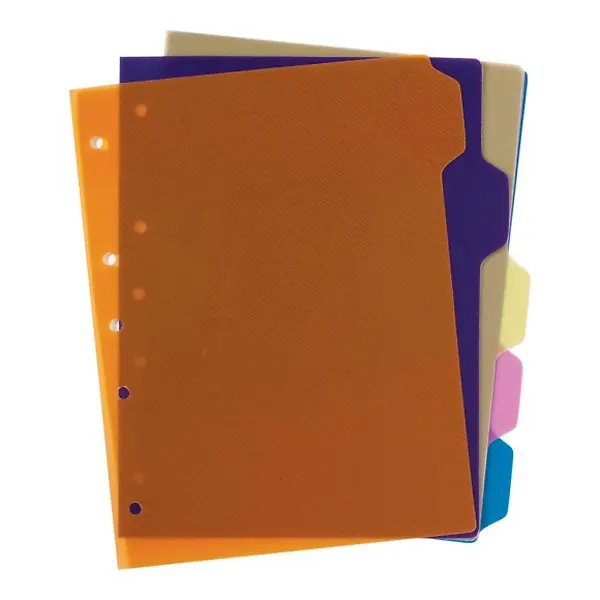Separador Folder Neón Plástico 105