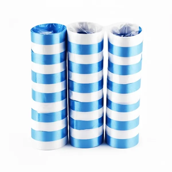 Serpentinas Satinadas Azul Cielo X 3