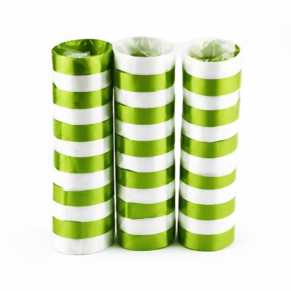 Serpentinas Satinadas Verde Limón 3 Und