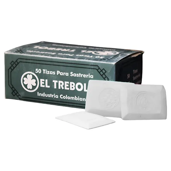 Tiza Modistería El Trebol Blanca X 50