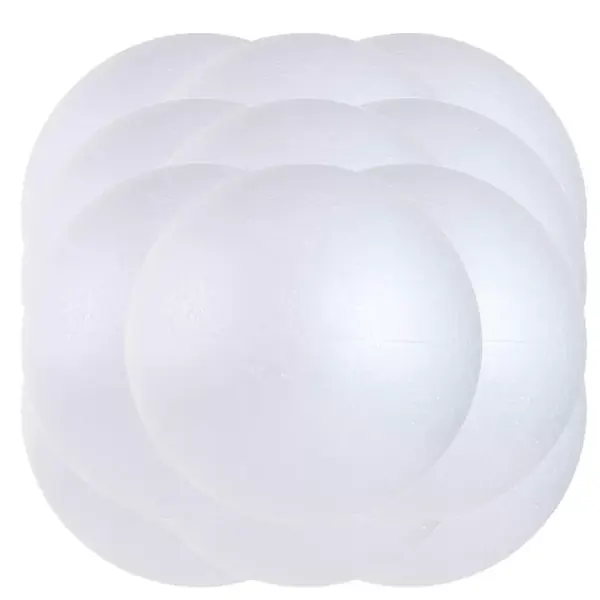 Bola De Icopor 17cm 12 Und