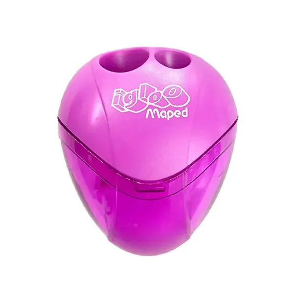 Tajalápiz Maped Igloo Doble Fucsia
