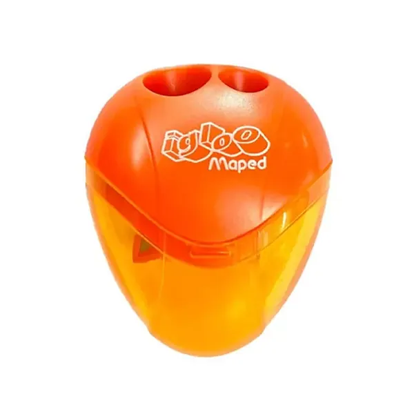 Tajalápiz Maped Igloo Doble Naranja