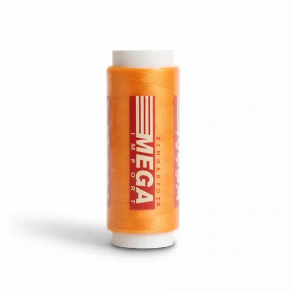 Hilo Mega Import 200 Yardas Naranja