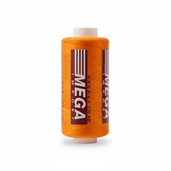 Hilo Mega Import 500 Yardas Naranja