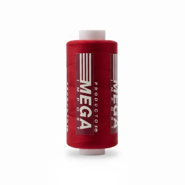 Hilo Mega Import 500 Yardas Rojo