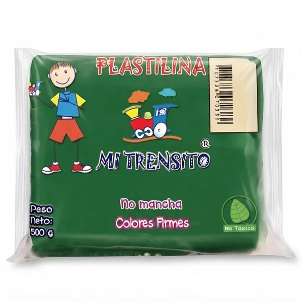 Plastilina Mi Trensito Barra 500gr Verde