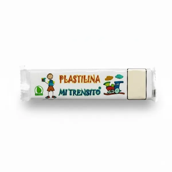 Plastilina Mi Trensito Barra 55gr Blanca